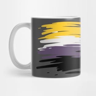 Non-Binary Scribble Flag Mug